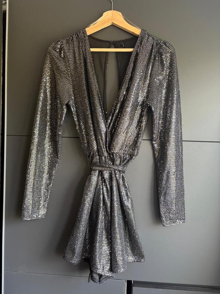 Glitter Jumpsuit Maat 36 - Nieuw!, Ophalen of Verzenden, Nieuw, Maat 36 (S), Zwart