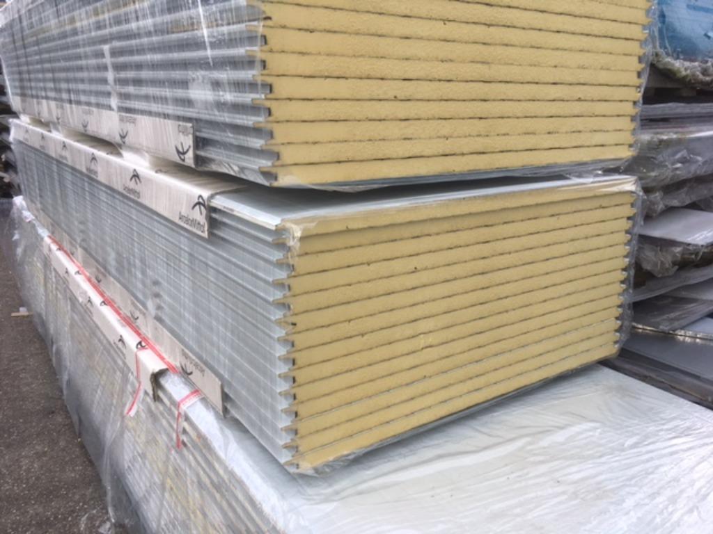 sandwichpanelen wand 40 mm in wit/wit en wit antraciet, Ophalen, Nieuw, Overige materialen, 20 tot 50 mm