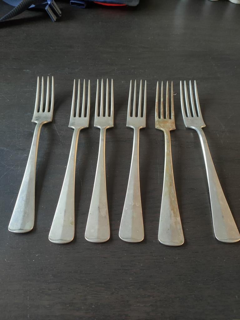 Zilver bestek gero alpaca vork, Antiek en Kunst, Ophalen of Verzenden