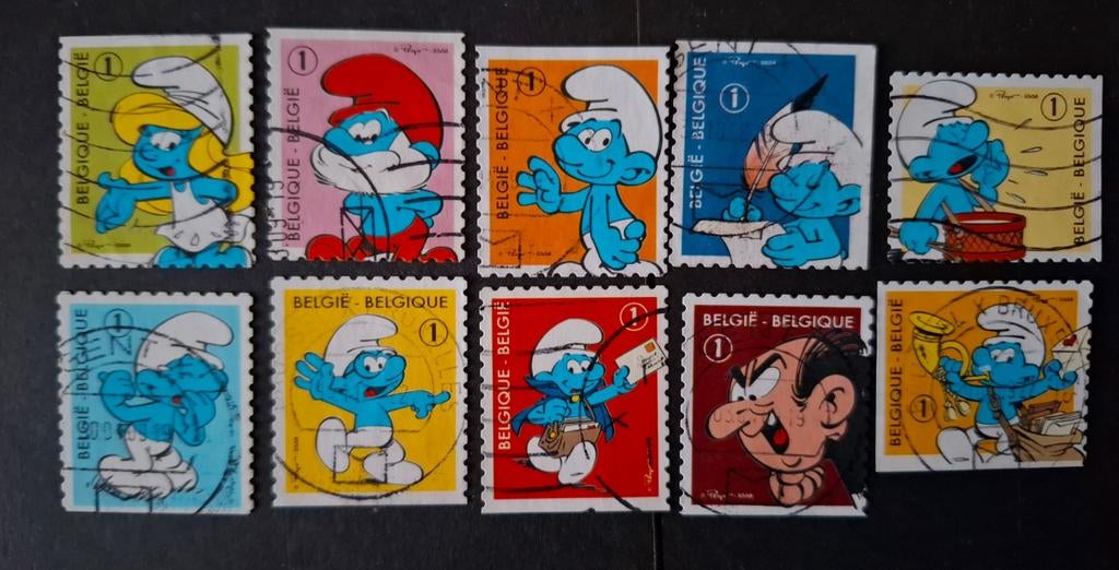 België smurfen, Postzegels en Munten, Ophalen of Verzenden