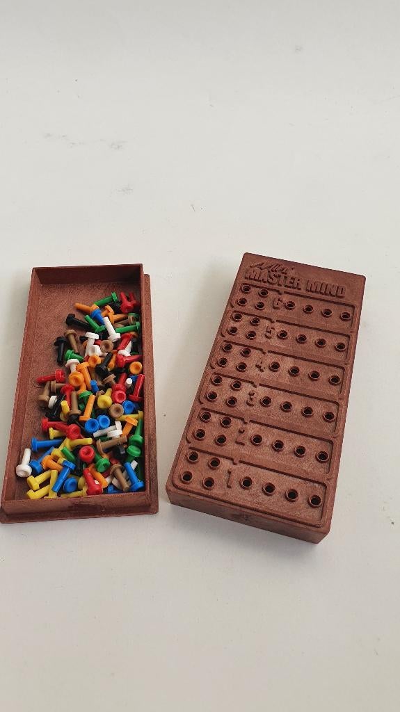 Mini MasterMind, vintage reisspel Master Mind. 7B14, Tweedehands verkoop, Tweedehands verkoop, Gebruikt, Ophalen of Verzenden