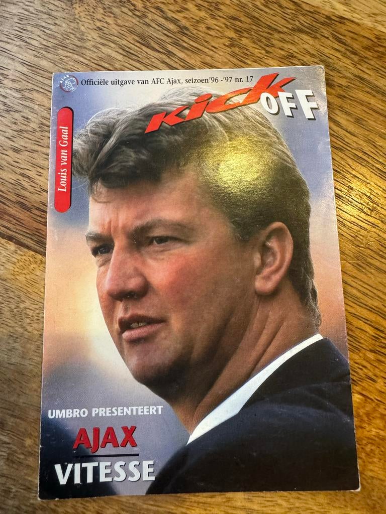 Kick Off Magazine AFC Ajax Seizoen '96-'97 nr. 17, Ophalen of Verzenden, Gelezen, Algemeen