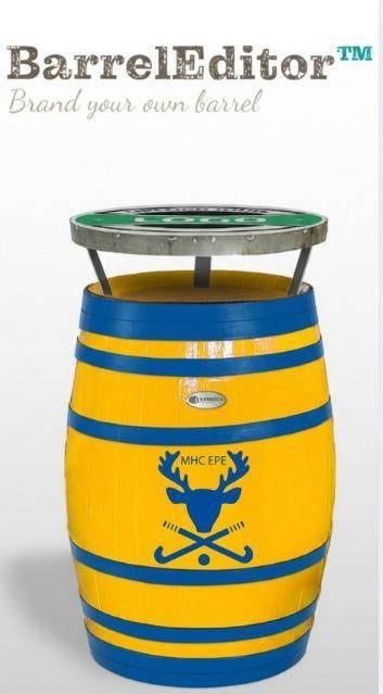 Wijnvat Statafel in huisstijl met logo alles mogelijk, Nieuw, Barrel Atelier, Ophalen of Verzenden, Info@barrelatelier.nl