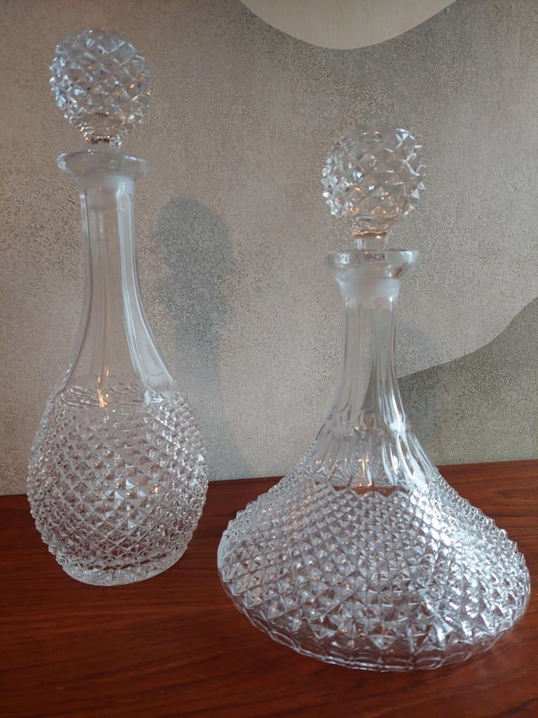 Z.g.a.n. Decanter + Karaf van kristalglas, Antiek en Kunst, Ophalen of Verzenden
