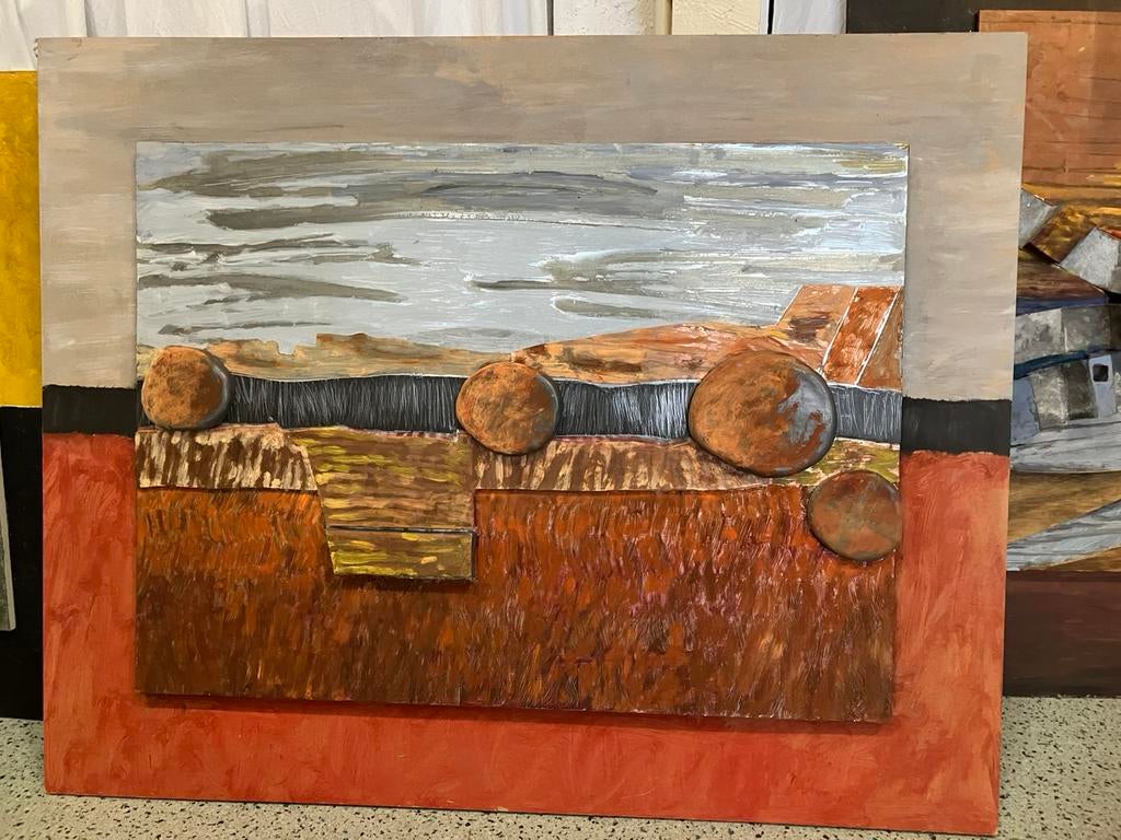 Schilderij Marokko l, Antiek en Kunst, Ophalen