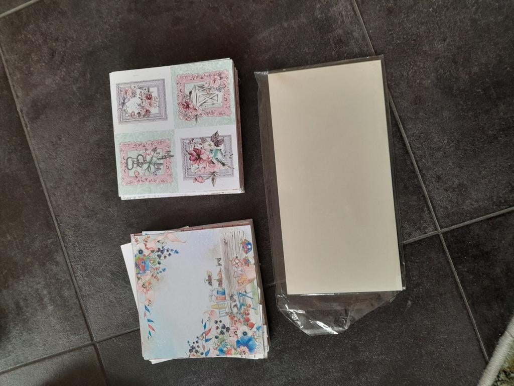 Diverse kaartmaak papieren, Ophalen of Verzenden