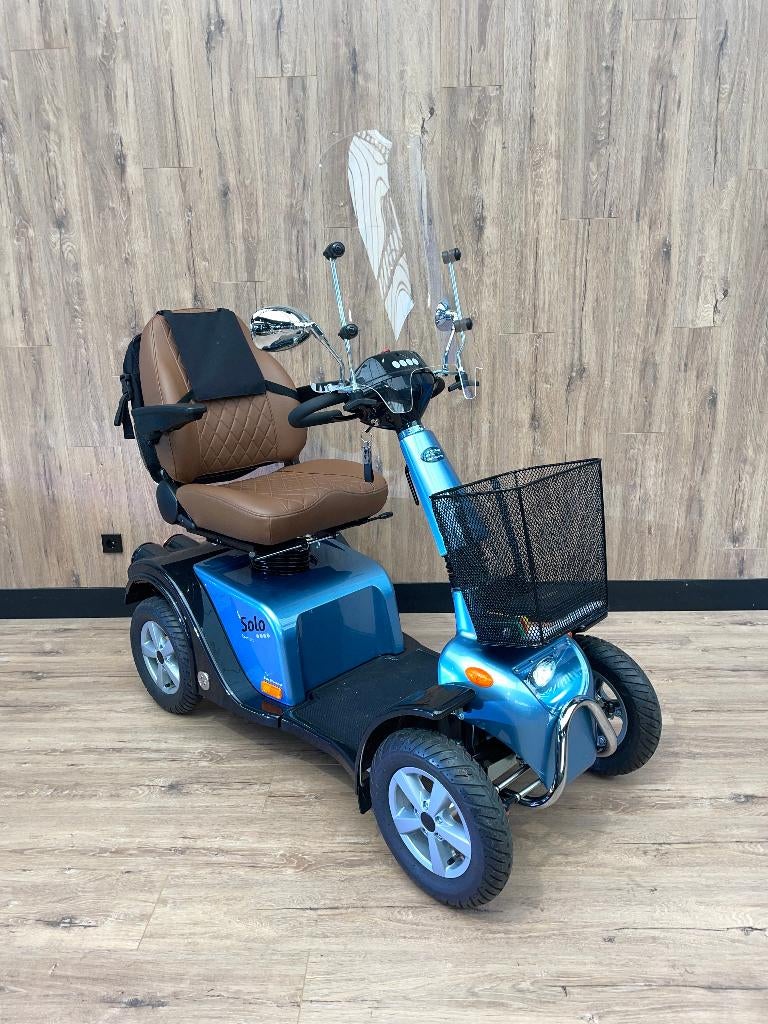 Life&Mobility Solo 4 Blue Diamond scootmobiel, Diversen, Brommobielen en Scootmobielen, Zo goed als nieuw, Life and Mobility, 46 km of meer