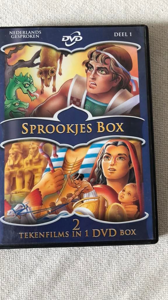 Dvd Sprookjes box Prins van Egypte & Hercules, Cd's en Dvd's, Alle leeftijden, Ophalen, Gebruikt