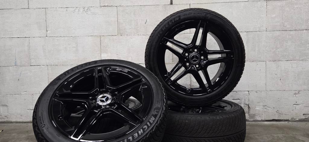 18" AMG Mercedes W177 W247 A-klasse orig velgen winterbanden, Auto-onderdelen, Banden en Velgen, Banden en Velgen, Winterbanden