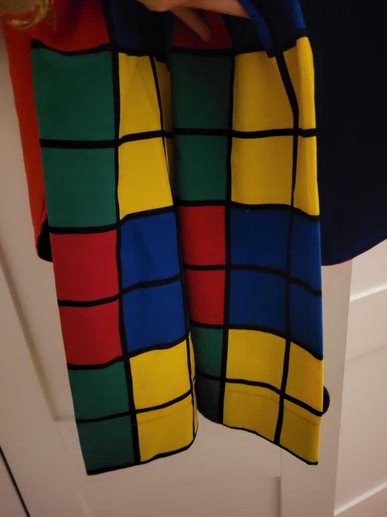 Clownspak 5-delig - Maat 128 - Zo goed als nieuw, Ophalen of Verzenden, Zo goed als nieuw, 122 t/m 128, Jongen of Meisje