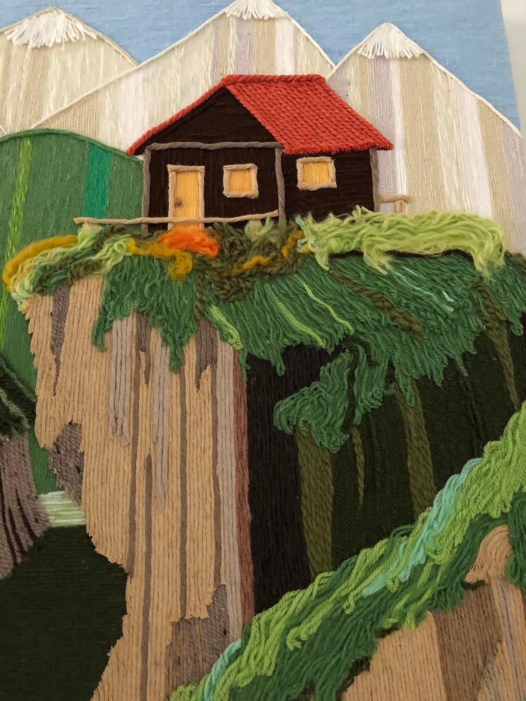 Schilderij Landschap, Antiek en Kunst, Kunst | Schilderijen | Klassiek, Ophalen
