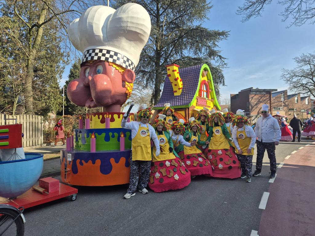 Carnavals wagen thema bakker, Eén persoon, Ticket of Toegangskaart