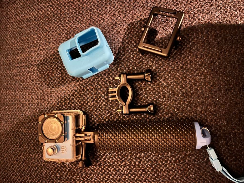 GoPro HD 1080P + Accessoires - Waterdicht, Ophalen of Verzenden, Gebruikt, GoPro