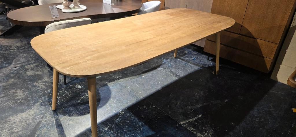 Eettafel Teakhout – 220cm Showmodel KORTING !, Bornsestraat 31, Teakhout, 200 cm of meer, Zo goed als nieuw