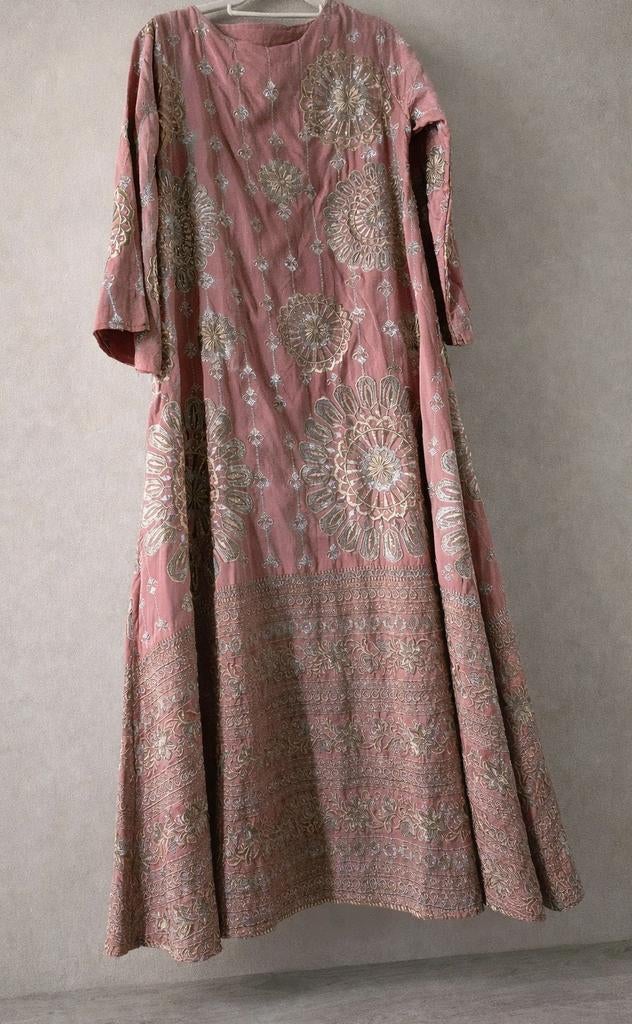 Anarkali Jurk Abaya Dubai Caftan kaftan, Kleding | Dames, Maat 38/40 (M), Ophalen of Verzenden, Zo goed als nieuw, Roze