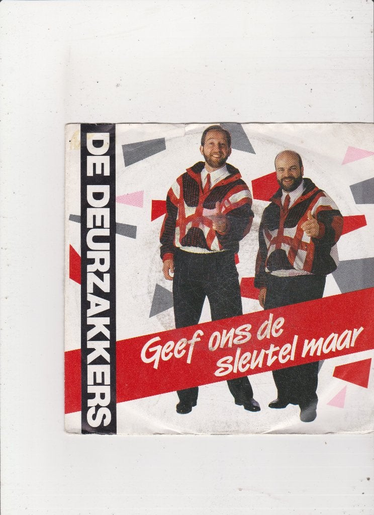Single De Deurzakkers - Geef ons de sleutel maar, Cd's en Dvd's, Vinyl Singles, Ophalen of Verzenden, Gebruikt, 7 inch, Nederlandstalig