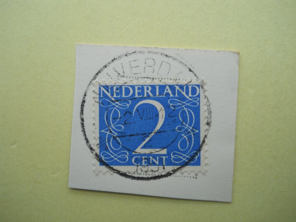 Nederland 1946 Cijfer Nvph.461 Rondstempel Nijverdal, Postzegels en Munten, Ophalen of Verzenden, Na 1940, Gestempeld