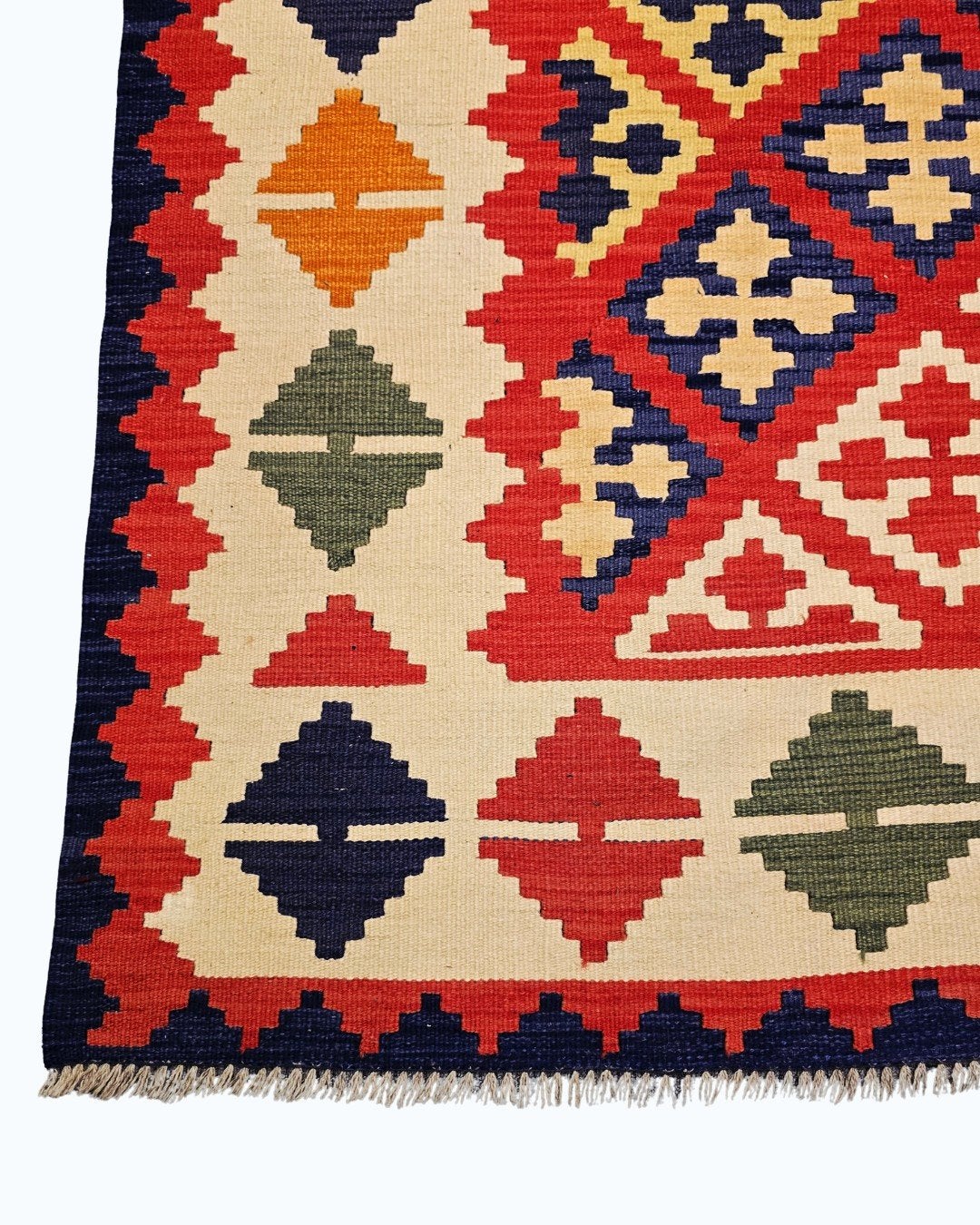 Tribal Kelim Afganistan 250x180 wollen vloerkleed handgeweve, 1185VB, De handelmaatschappij, 150 tot 200 cm, 200 cm of meer
