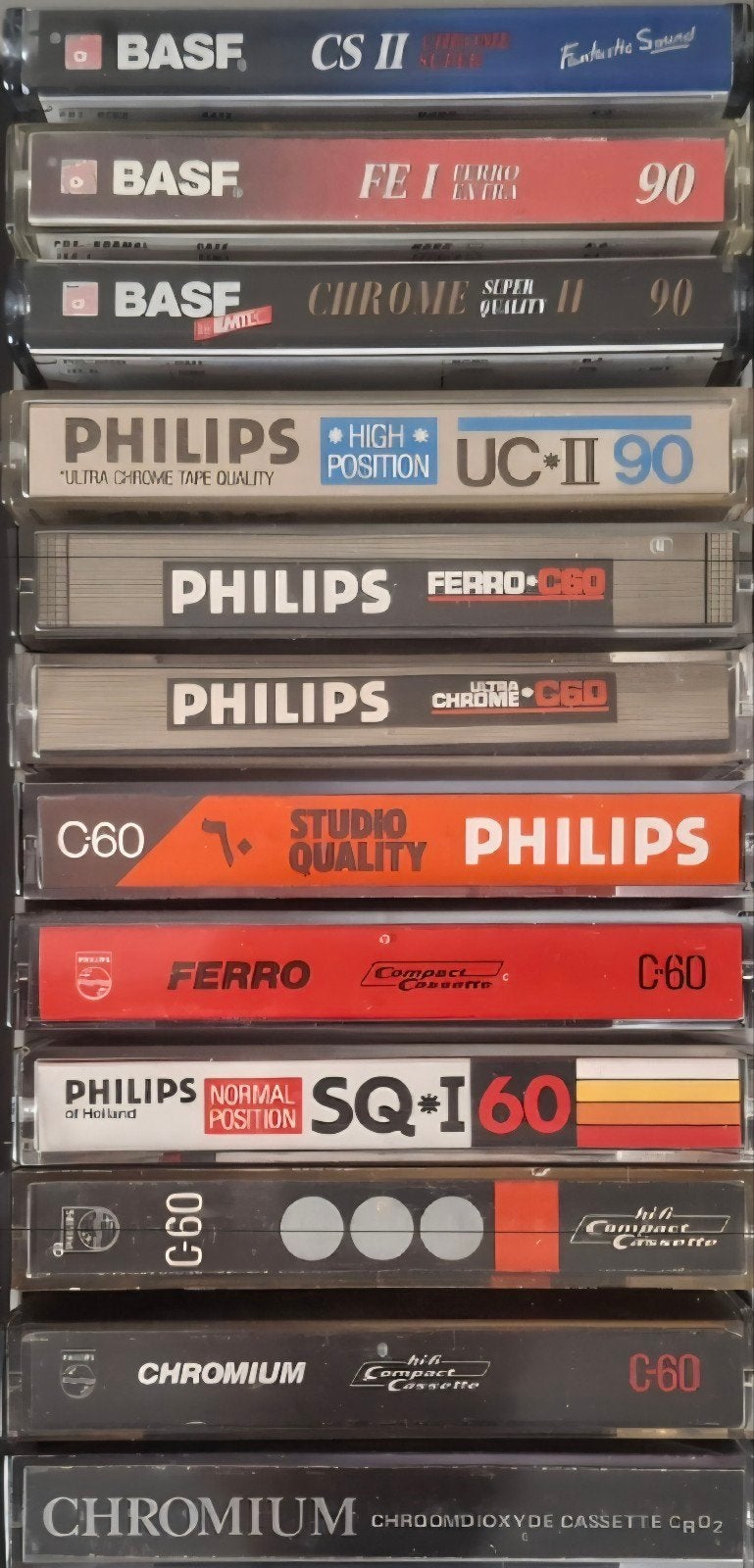 23 Philips Cassettebandjes, Ophalen