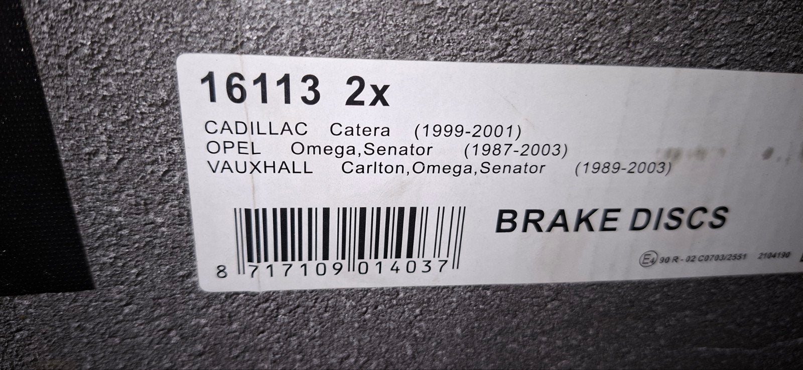 remschijven opel senator, Ophalen, Nieuw, Opel