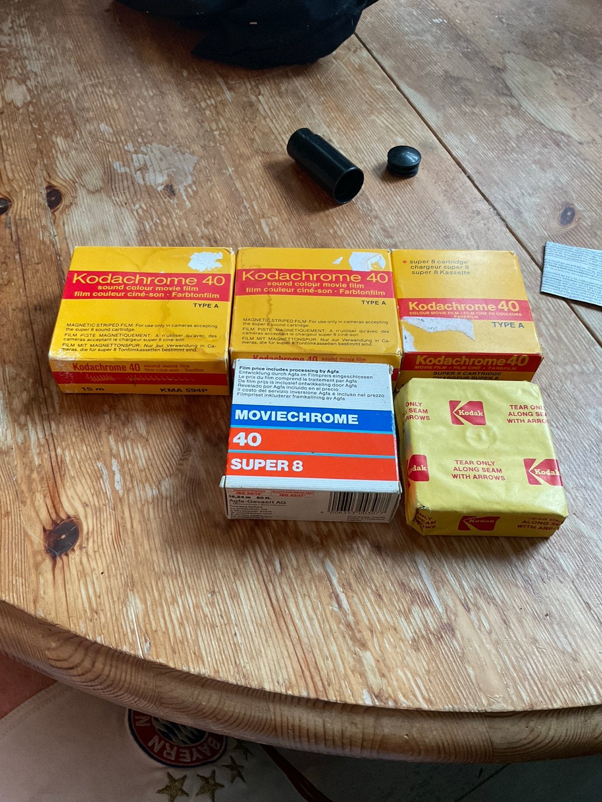 Kodachrome 40 & Moviechrome 40 Super 8 filmrollen, Audio, Tv en Foto, Filmrollen, Ophalen of Verzenden, 8mm film