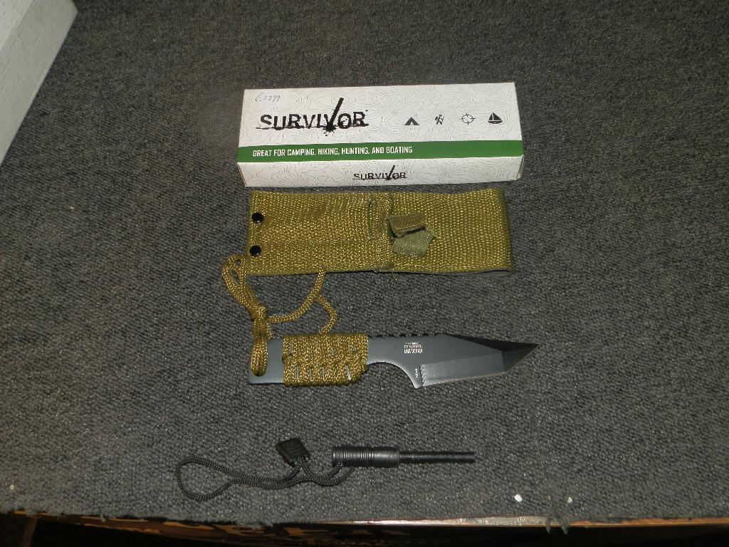 zakmes tac force survivor vuursteen, Ophalen of Verzenden, Nieuw