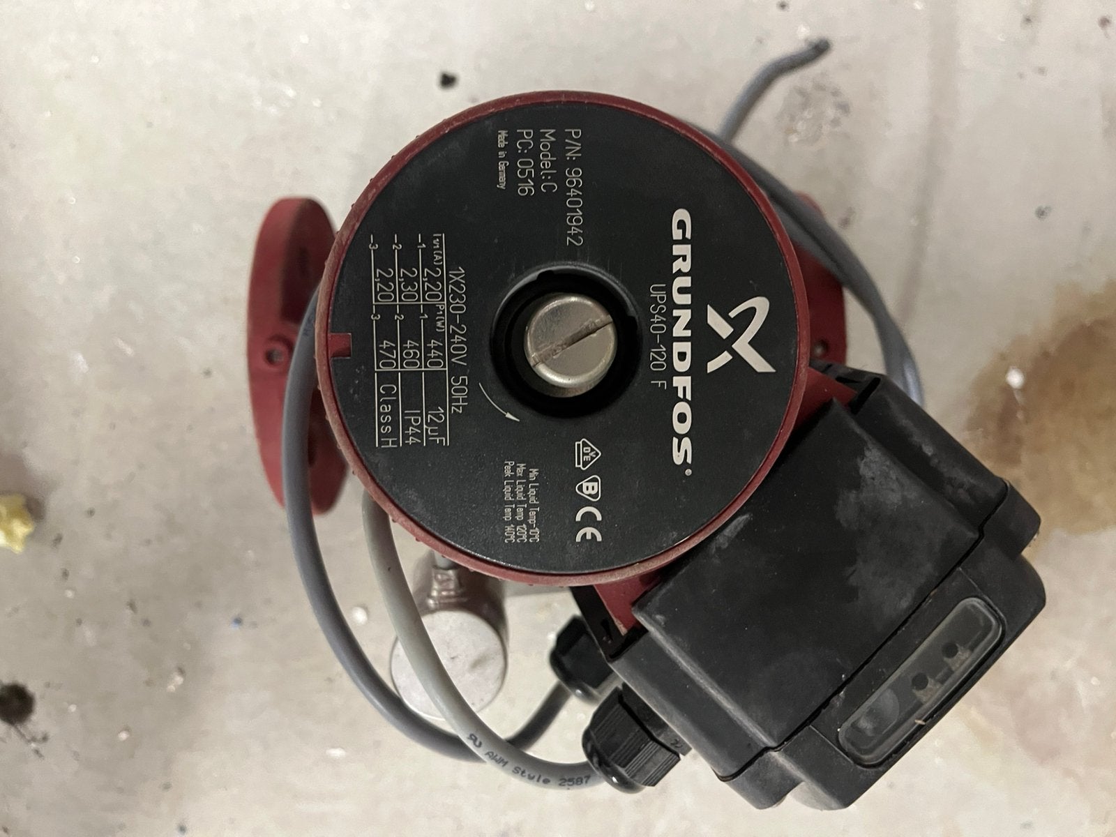 Grundfos pomp, Ophalen, Gebruikt, Minder dan 30 cm, Overige typen