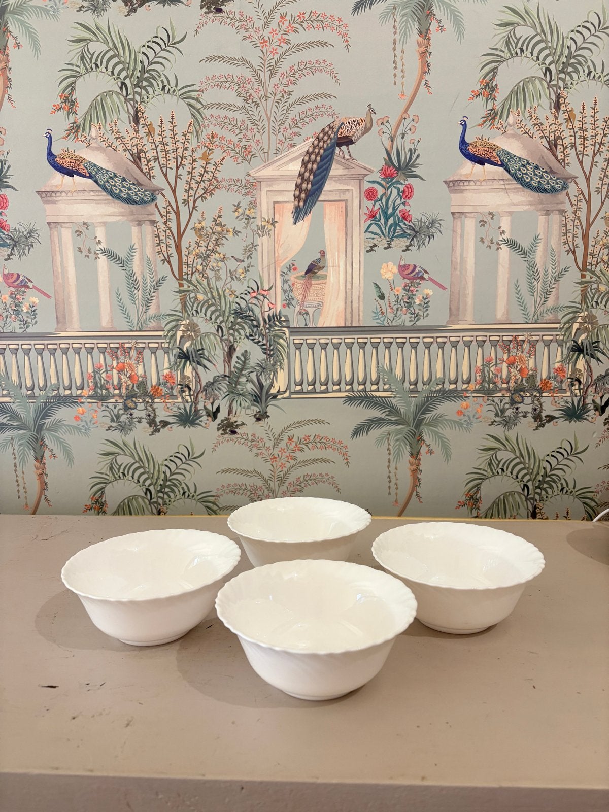 Set van 4 vintage Arcopal Trianon kommetjes, Ophalen of Verzenden