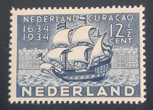 Nederland 1934 - nvph 268 - Curaçao, Verzenden, T/m 1940, Postfris