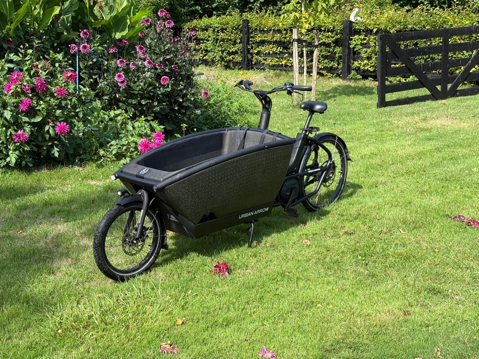 Urban Arrow Bakfiets Cargo Line 85NM Motor 500WH accu, Gebruikt, 3 kinderen, Elektrisch, Schijfrem