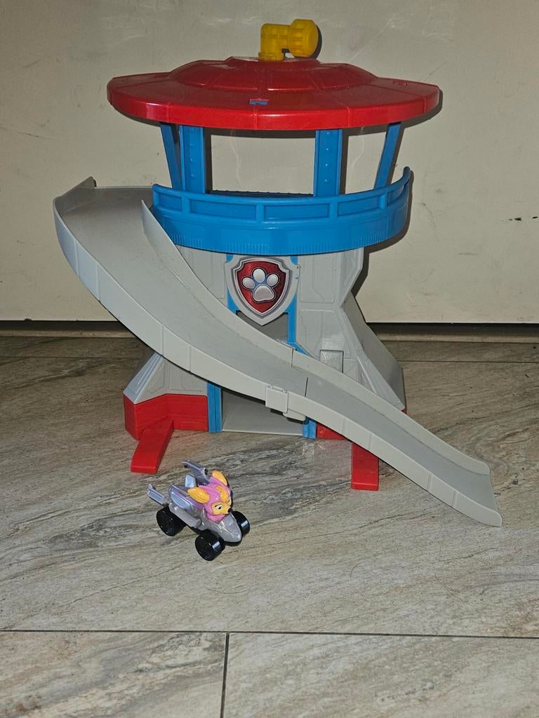 Paw Patrol Uitkijktoren voor Rescue Racers & True Metal, Ophalen of Verzenden, Gebruikt