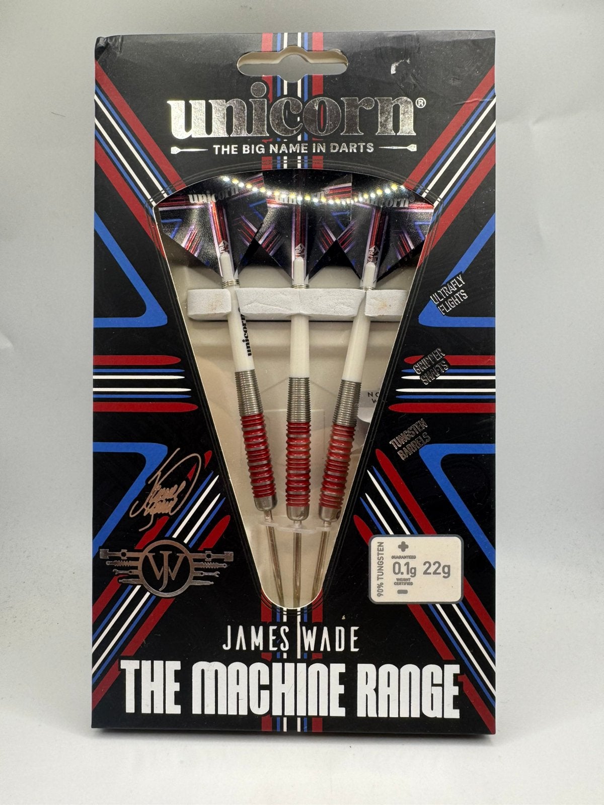 Unicorn James Wade The Machine 22 Gram Dartpijlen, Sport en Fitness, Ophalen of Verzenden, Nvt, Nvt, Nvt