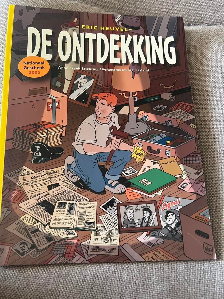 uniek stripboek De Ontdekking van Eric Heuvel, Boeken, Eén stripboek, Ophalen of Verzenden, Zo goed als nieuw