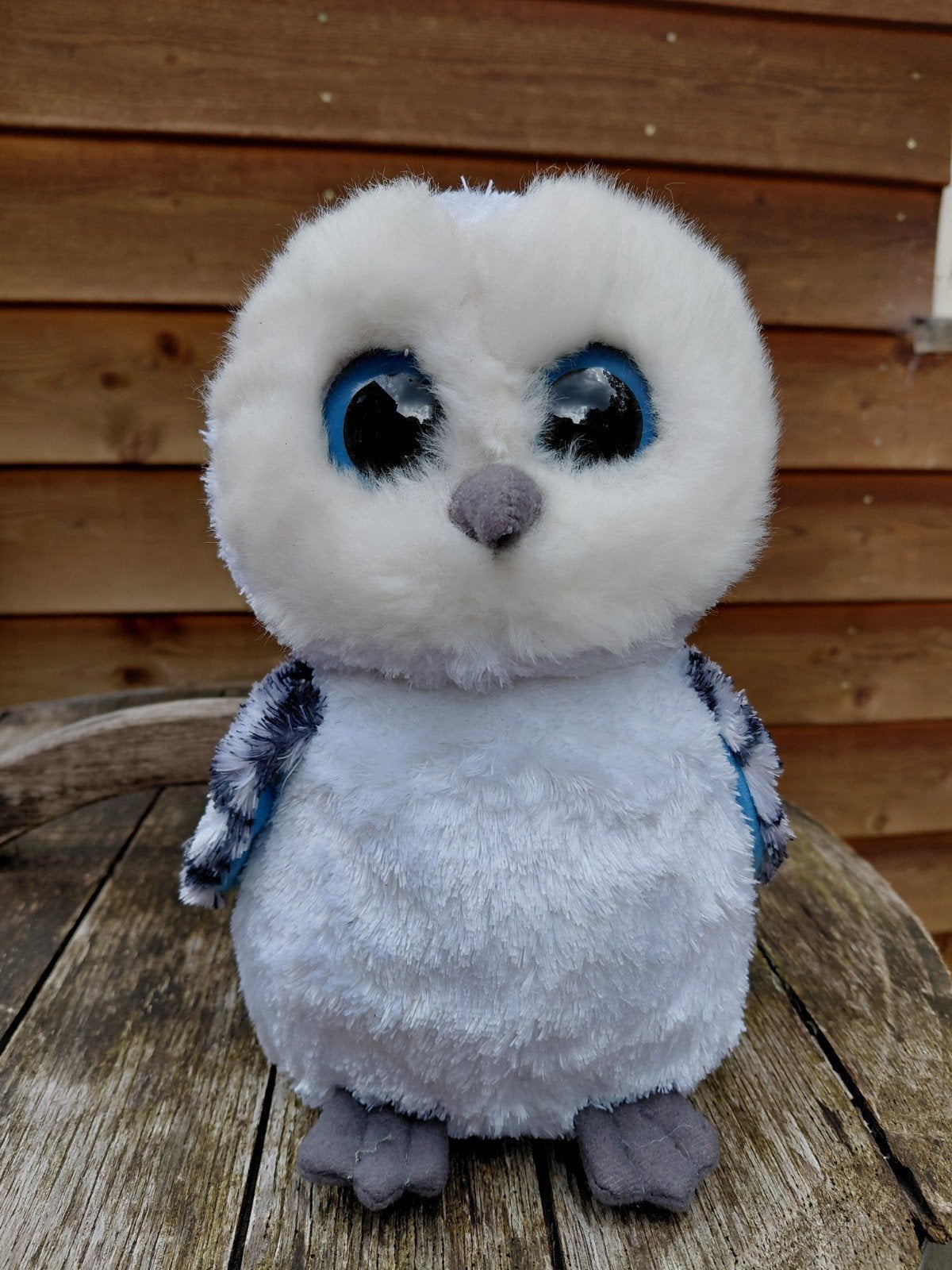 Ty Beanie Boo Uil Pluche Knuffel - Zo goed als nieuw, Overige karakters, Overige typen, Nieuw, Ophalen of Verzenden