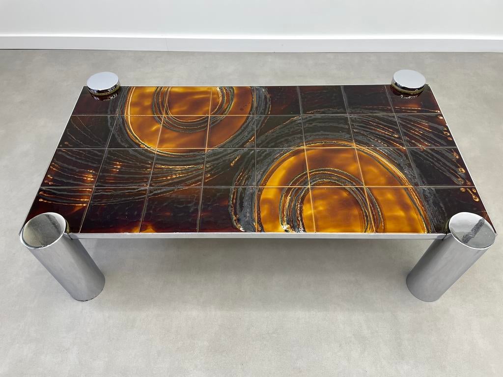 Vintage Space Age Belarti salontafel, Ophalen, Zo goed als nieuw, Rechthoek