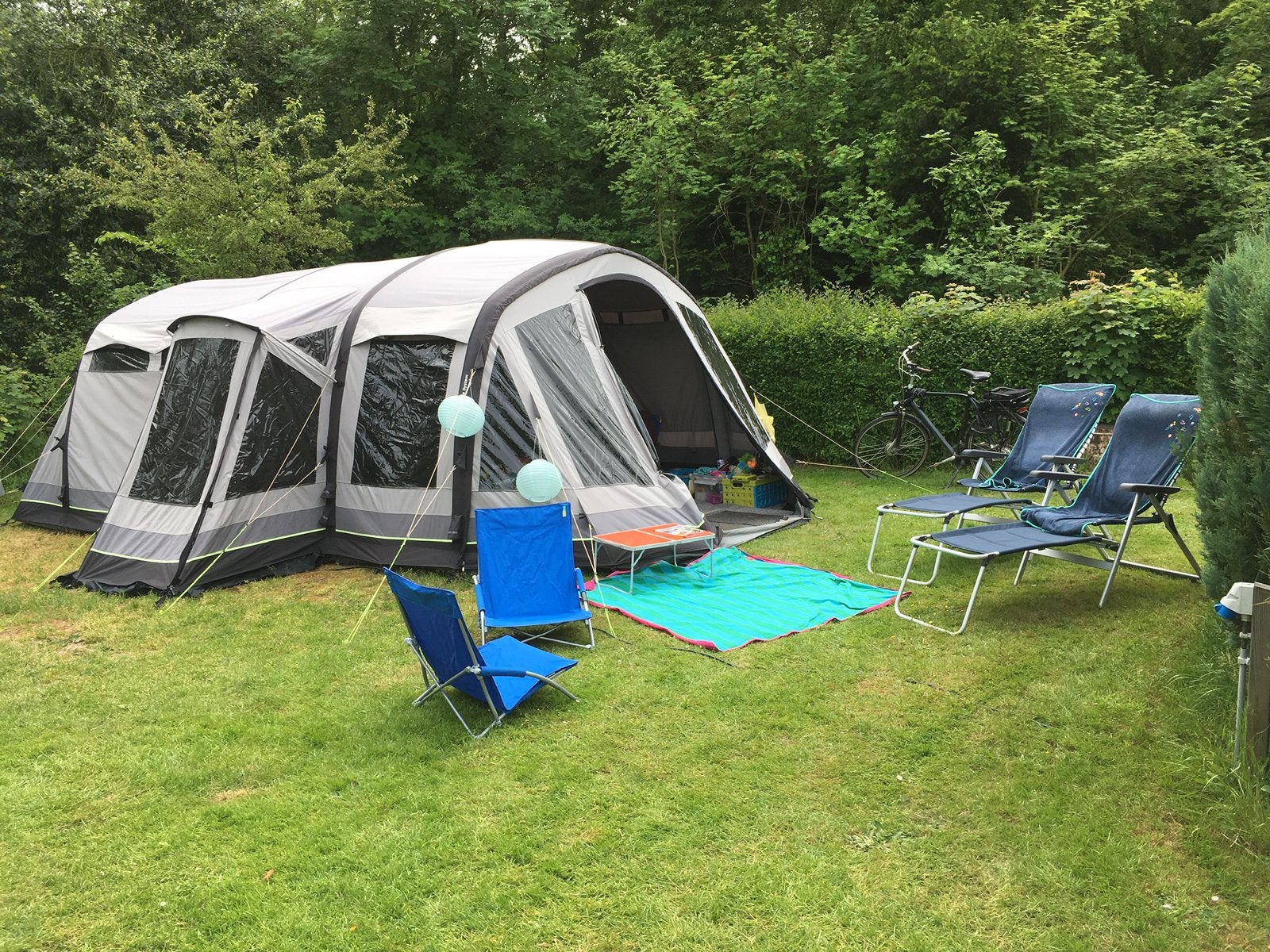 Fijne opblaasbare Outwell Montana 6 SATC tent, Ophalen, Gebruikt, Tot en met 6