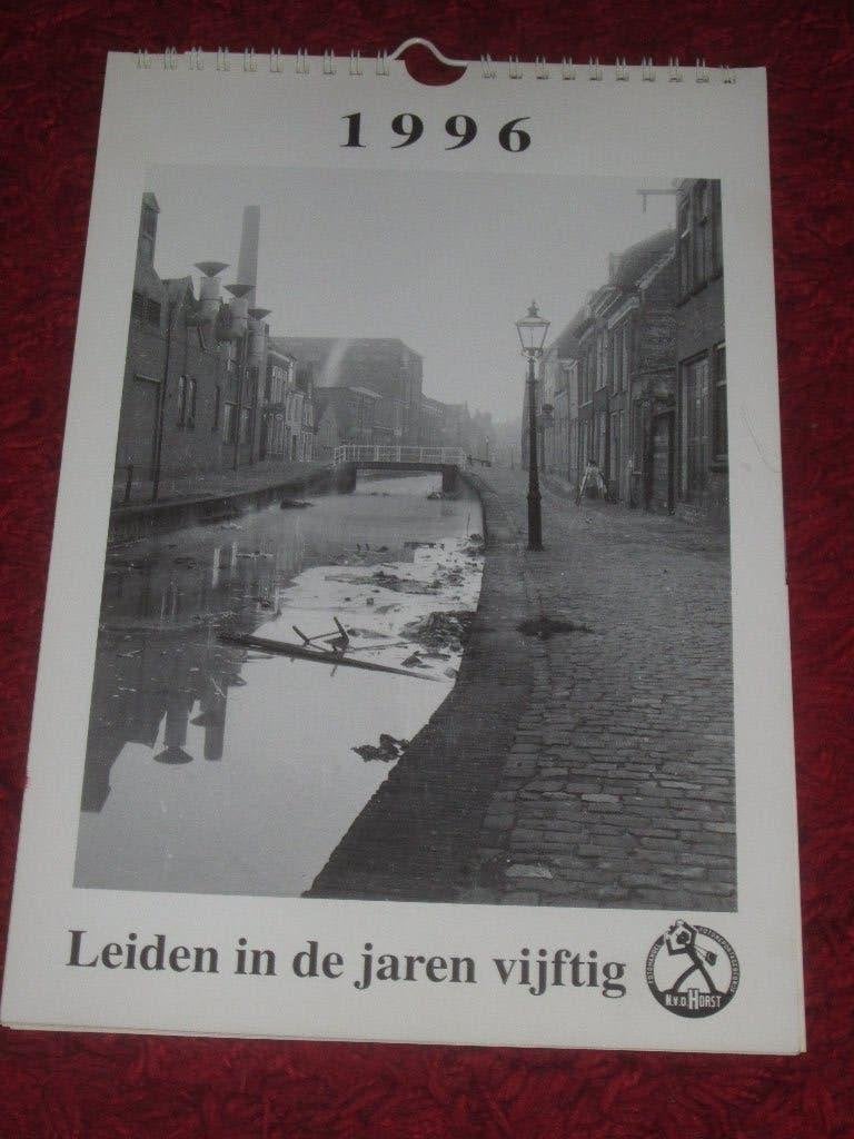 Leiden - Kalender van Leiden in de jaren vijftig van 1996., Ophalen of Verzenden, Maandkalender, Zo goed als nieuw