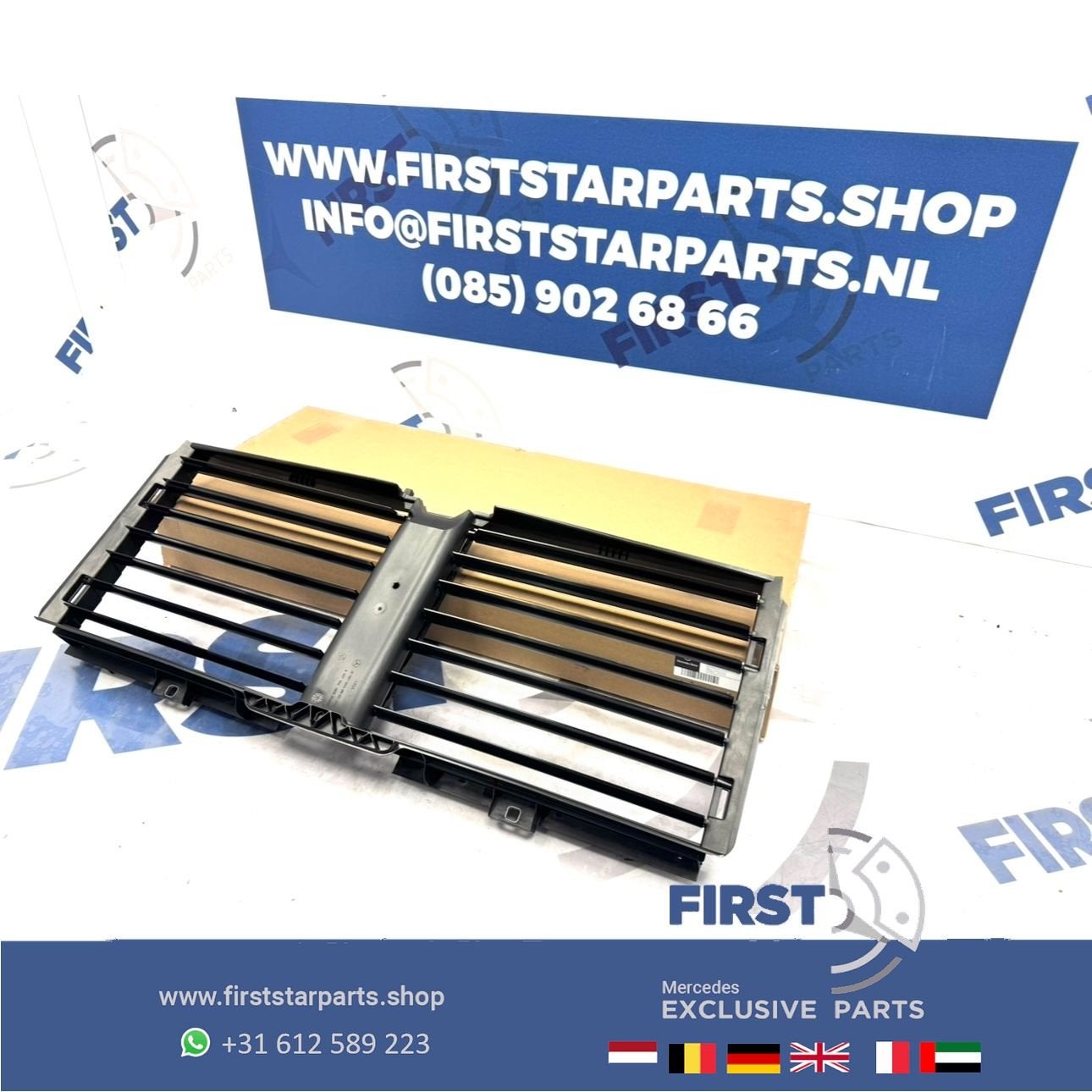 Mercedes GLE A1675000602 LUCHTGELEIDER W167 RADIATOR LAMELLE, Gebruikt, -, Ophalen of Verzenden, -