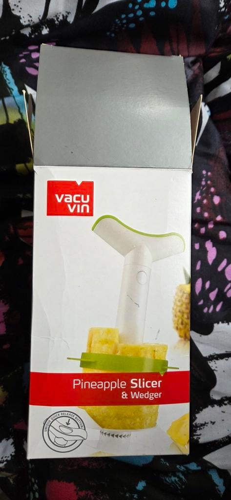 Nw, Vacu Vin Ananassnijder & Partjesmaker - Nieuw in doos, Ophalen of Verzenden, Nieuw