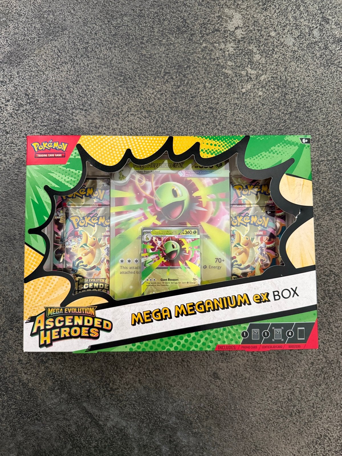 Pokémon Mega Meganium ex Box - Ascended Heroes, Ophalen of Verzenden, Nieuw, Boosterbox