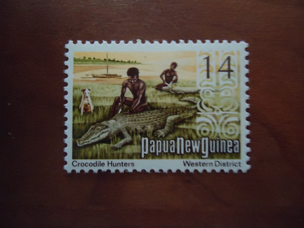 Krokodil PapuaNewGuinea 1973, mi. 251 postfris, Ophalen of Verzenden, Postfris, Dier of Natuur