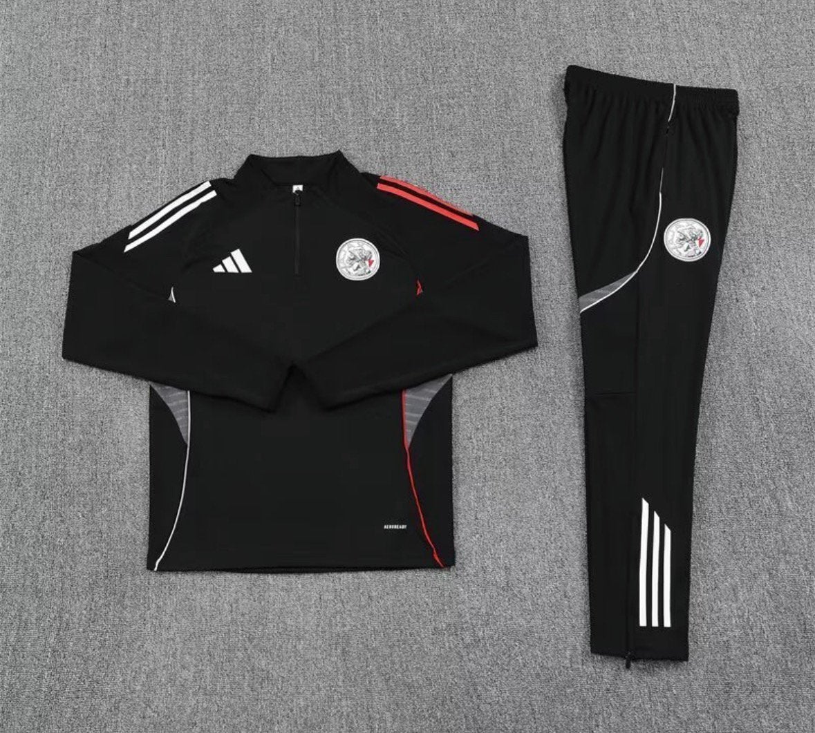 Zwarte trainingspak Ajax (Maat naar keuze), Maat XL, Ophalen of Verzenden, Zo goed als nieuw, Trainingspak
