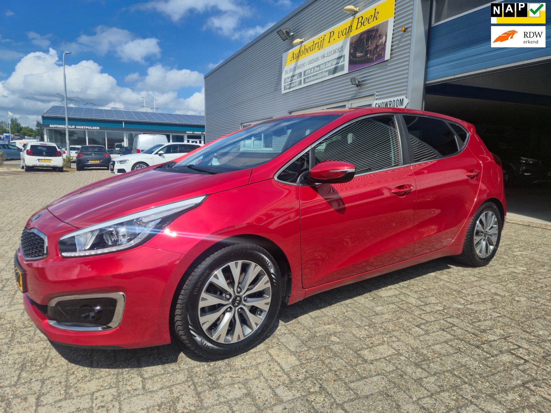 Kia Cee'd 1.6 GDI DynamicLine, Auto's, Voorwielaandrijving, Gebruikt, 4 cilinders, Origineel Nederlands