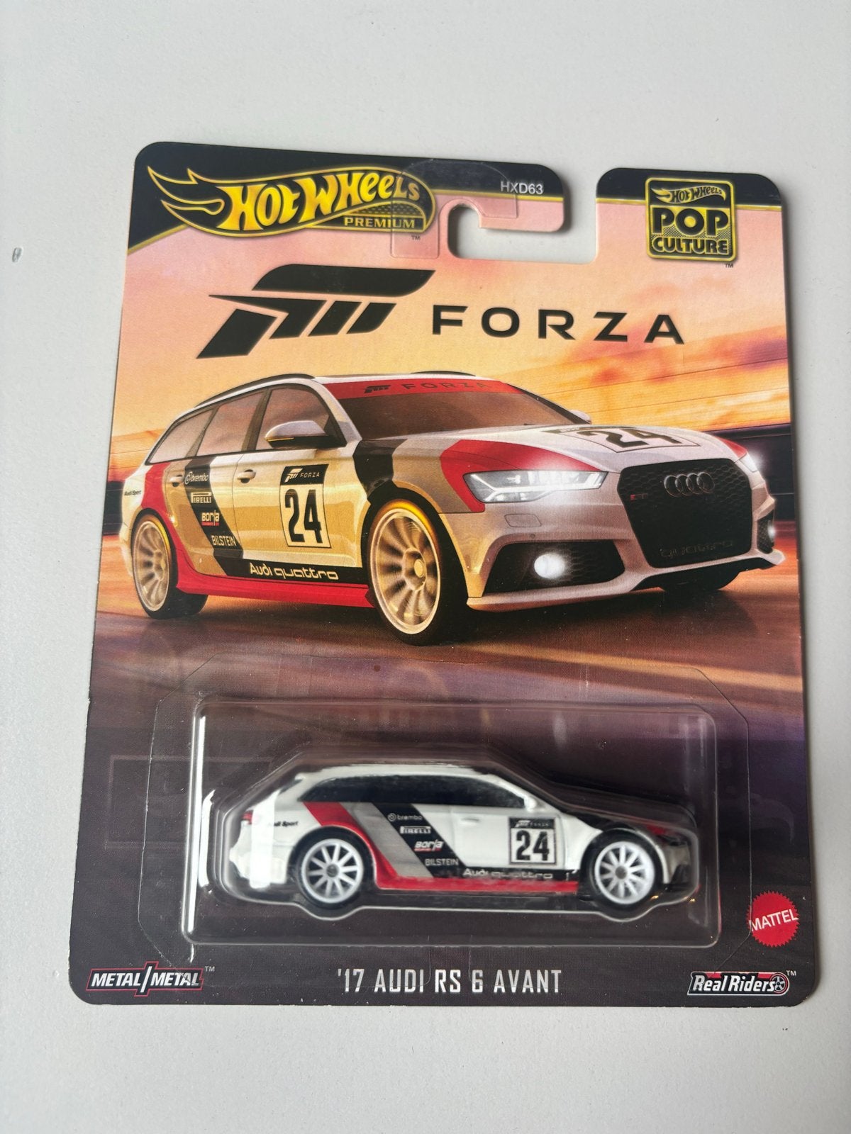 Hot Wheels Premium Forza '17 Audi RS 6 Avant, Ophalen of Verzenden, Nieuw, Auto