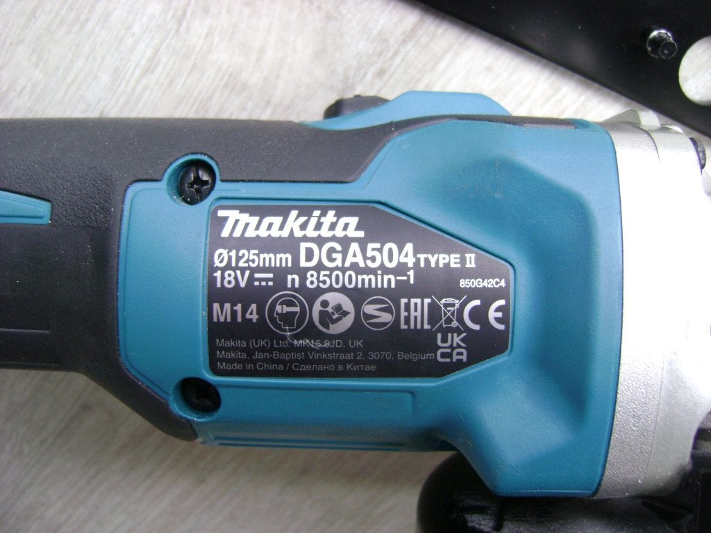 Makita DGA504 slijptol, Doe-het-zelf en Verbouw, Ophalen, Nieuw, 1000 watt of meer, Haakse handslijpmachine