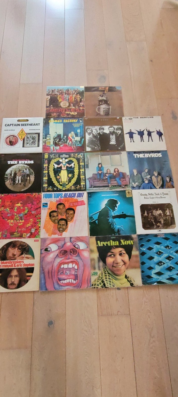 Partij '60s LPs (Beatles, CSN, CCR, Byrds, Clapton e.v.a.), Ophalen