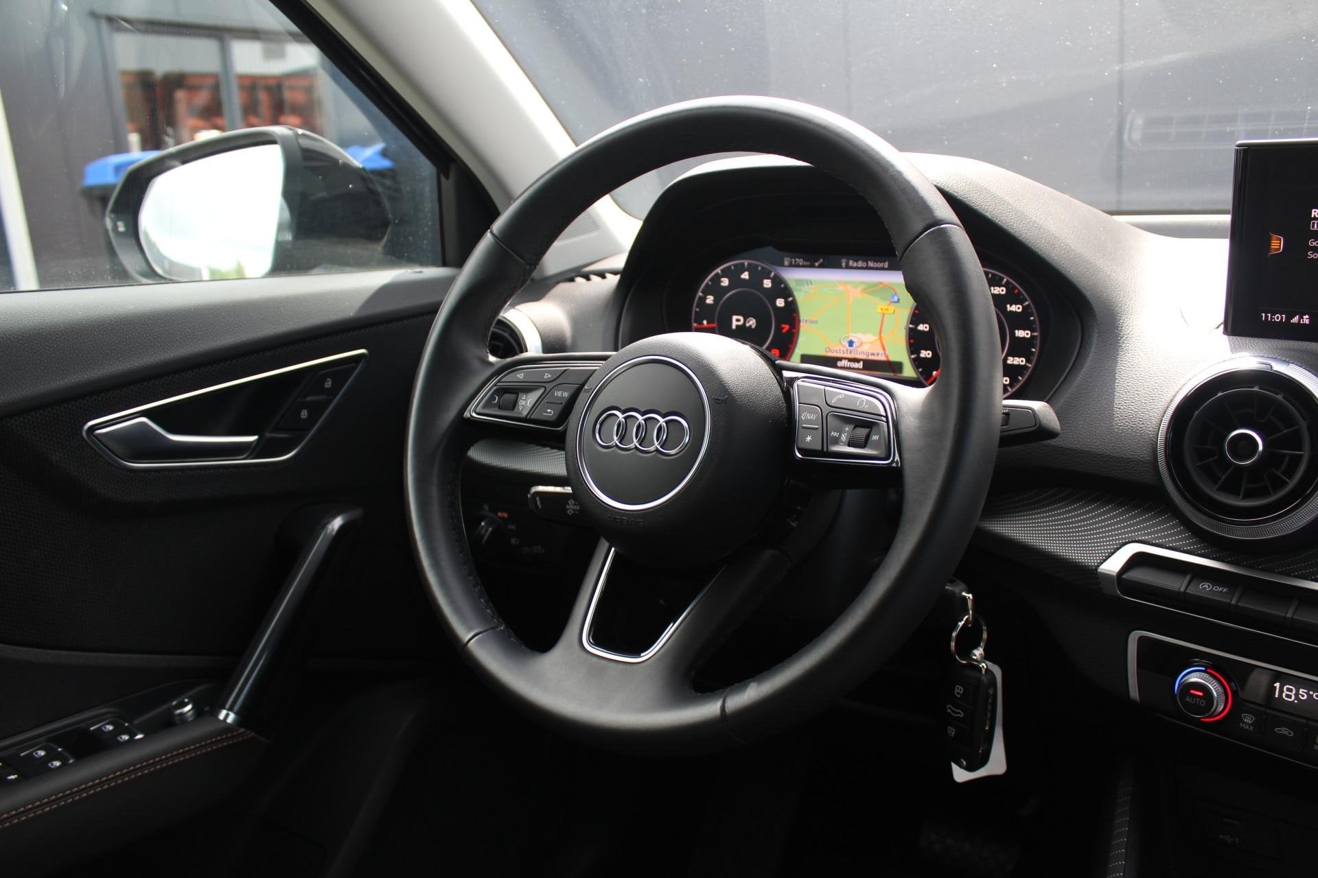 Audi Q2 35 TFSI Advanced edition | Incl. 12 maanden garantie, 4 cilinders, 150 pk, Zwart, 690 kg