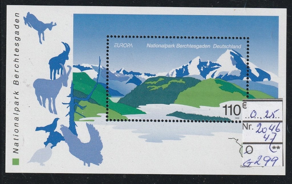 Bund Berchtesgaden Blok 47 Michel 2046 Nr.G299p, Verzenden, 1990 tot heden, Postfris