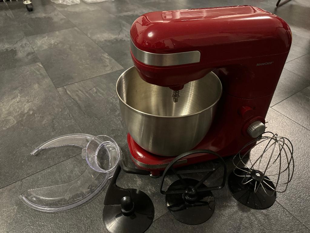 Silvercrest Stand Mixer 5L, 4 liter of meer, Gebruikt, 3 snelheden of meer, Ophalen of Verzenden