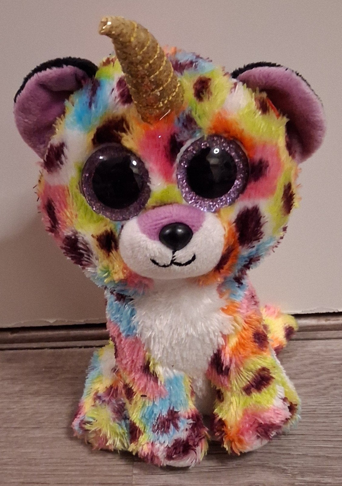 ty beanie boo panter Giselle 16 cm, Overige karakters, Overige typen, Ophalen of Verzenden, Zo goed als nieuw